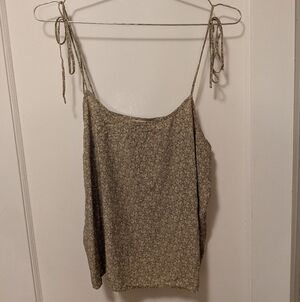 Levi's Floral Tie Strap Tank